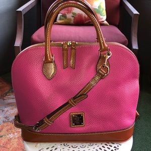 Dooney and Bourke Zip Zip Satchel (Pink)